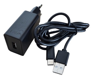 Zasilacz 5V 1A 5W USB-C CZARNY 1.5m Ładowarka sieciowa