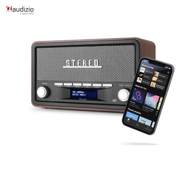 Кухонный радиоприемник на батарейках DAB+ FM-BT 50 Вт с сигнализацией