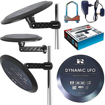 ANTENA DOOKÓLNA 360 AKTYWNA DVBT2 4K HD FiltrLTE