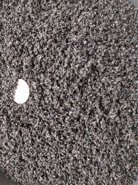 Czarny marmur żwirek piasek grafitowy naturalny do szkła akwarium fi.1-2mm
