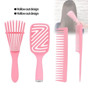 5шт распутывающая щетка для массажа кожи