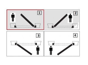 Скрытая дверь АЛЮМИНИЕВАЯ дверная коробка белая 80, открывание слева внутрь