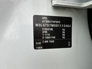 Opel Insignia I Sedan 2.0 CDTI ECOTEC 160KM 2009 Opel Insignia COSMO 2.0 CDTI 160 KM Navi Alu18'', zdjęcie 37