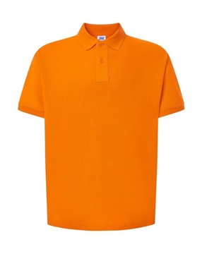 Koszulka Męska Polo PORA 210 Bawełniana WYSOKA JAKOŚĆ pomarańczowy roz. XS