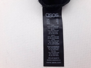 ASOS dopasowana SUKIENKA z wycięciem MINI _ 38