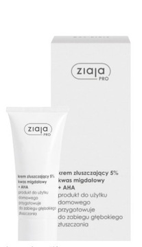 Ziaja Pro krem złuszczający 5% kwas migdałowy +AHA