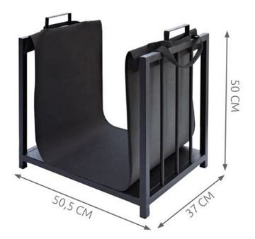 Сумка-корзина для дровяной каминной подставки 2в1