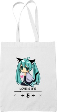 Torba Hatsune Miku 3 Anime Biała