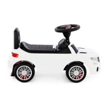 Автогонщик с бипером белый