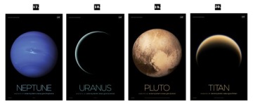 Плакат NASA OUR WALL 84x130 см XXL