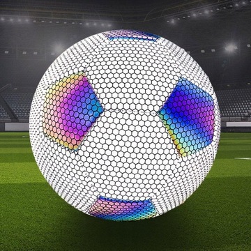 Футбольные мячи, светящиеся в темноте, светящиеся цвета, размер 4.