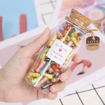 Баночка с пожеланиями 90шт Подарок своими руками