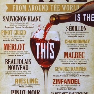 Декоративная вывеска из черной жести с акцентом