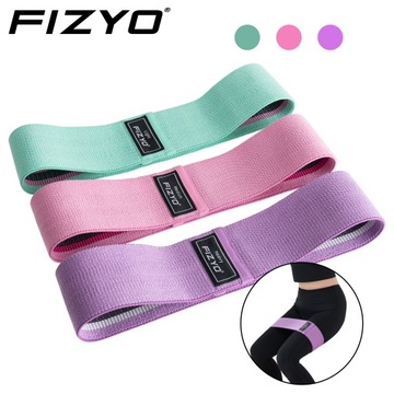 ZESTAW 3x MOCNE GUMY DO ĆWICZEŃ OPASKI MATERIAŁOWE OPOROWE TAŚMY FITNESS