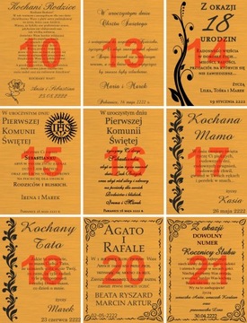 ПОДАРОК ​​1-99 ЛЕТ ДЕНЬ РОЖДЕНИЯ СВАДЬБЫ ЮБИЛЕЙ