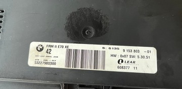 BMW E70 E71 МОДУЛЬ КОНТРОЛЛЕРА СВЕТА FRM 9153