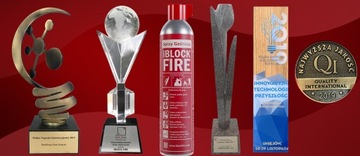 SPRAY GAŚNICZY ABCF+E 100%BIO GAŚNICA iBlockFIRE 600 PRO