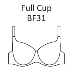 ANITA Biustonosz Full Cup Granatowy 75F Nipplex