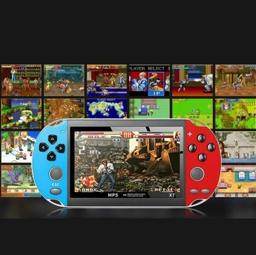 ПОРТАТИВНАЯ КОНСОЛЬ НА 1000 ИГР X7 РЕТРО МИНИ 8G MP5 ВИДЕОИГРА С РОКУЛЕРОМ