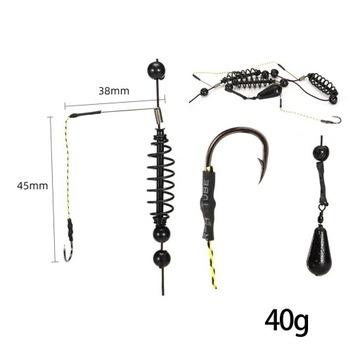 3 Podajnik wędkarski Klatka na przynętę Wiosna karpia w kształcie oliwki