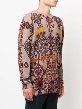 ETRO sweter wielokolorowy rozmiar XL