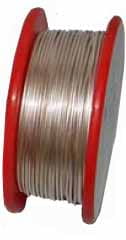 Drut srebrzony, miedziany 0.5mm - 50g(30mb)