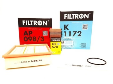 FILTRON ZESTAW FILTRÓW FIAT GRANDE PUNTO 1.4 T