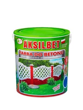 FARBA AKSILBET DO BETONU OGRODZEŃ KOLOR 1 L