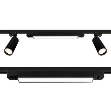 3x LAMPA LED REFLEKTOR SPOT TUBA + SZYNOPRZEWÓD 1M
