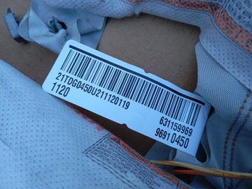 CHEVROLET SPARK M300 2012 ZÁVĚS AIRBAG