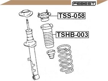 DORAZ TLUMIČE LEXUS PŘEDNÍ GS F URL10 2015.10-