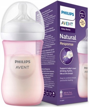 AVENT BUTELKA ANTYKOLKOWA NATURAL 3 RESPONSE 260ml
