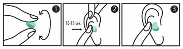 Zatyczki Do Uszu Stopery Haspro Uniwersalne 6 par