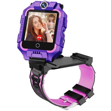 Smartwatch Dla Dzieci 4G GPS SOS Zegarek Rozmowy Połączenia SIM Aparat Gry