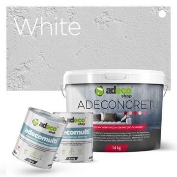 Beton architektoniczny adeco WHITE - Duży Zestaw