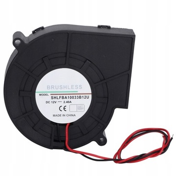 Odśrodkowa Dmuchawa wentylator turbina 2.4A 12V