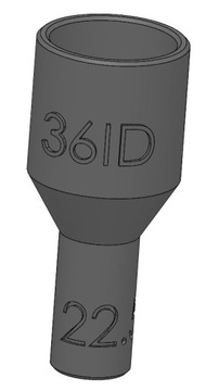 Adapter Festool odkurzacz 36I 22.5E ISC 240 HPC