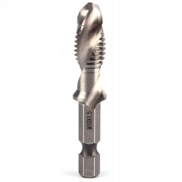 WIERTŁA GWINTUJĄCE HSS M10 GWINTOWNIKI 1/4''