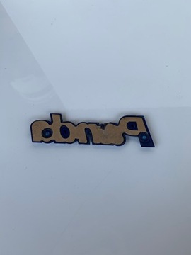 FIAT PANDA ZNAKY ZNAK NÁPIS NÁLEPKA