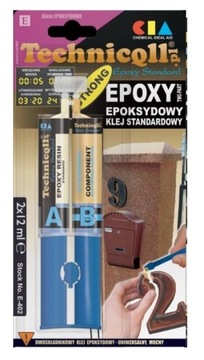 KLEJ EPOKSYDOWY 2x12ml. Technicqll DO KAMIENIA