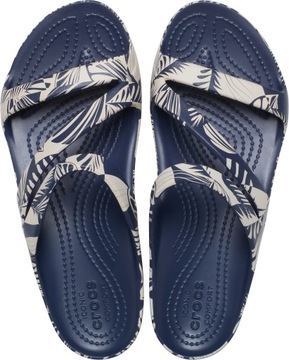 CROCS KROKS KLAPKI KADEE II FLIP GRAPHIC PLAŻA BASEN LEKKIE W8 38-39 38,5