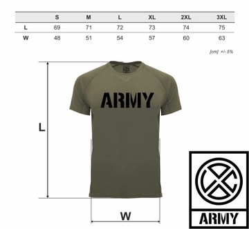 koszulka wojskowa termoaktywna oddychająca granatowa t-shirt wojskowy