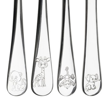 Набор столовых приборов детский Вилка, нож, ложки