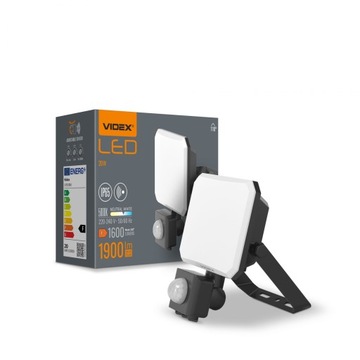 Naświetlacz Reflektor Lampa LED Oświetlenie Zewnętrzne z Czujnikiem Videx