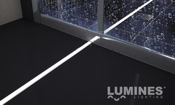 ПРОФИЛЬ ДЛЯ LED TERRA + ВОДОНЕПРОНИЦАЕМЫЙ СВЕТИЛЬНИК 3м СЕРЕБРЯНЫЙ