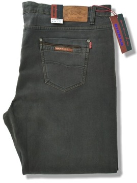 SPODNIE MĘSKIE JEANS GRAFIT BM082 W46 119-123 CM