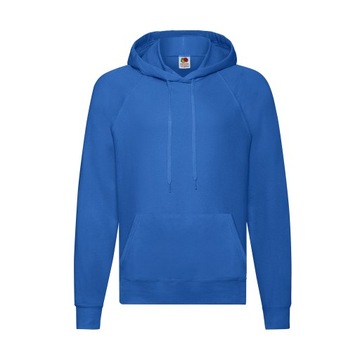BLUZA Z KAPTUREM - FRUIT OF THE LOOM light roy XL
