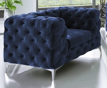 SOFA KANAPA sTYL GLAMOUR PIKOWANA 2 OSOBOWA