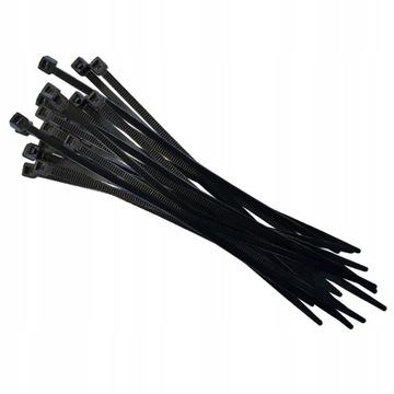 Opaski zaciskowe kablowe mocne 3,6x150mm trytki trytytki czarne 100szt.