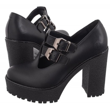 Buty Czółenka na Obcasie Damskie Altercore Erica Vegan Black Czarne